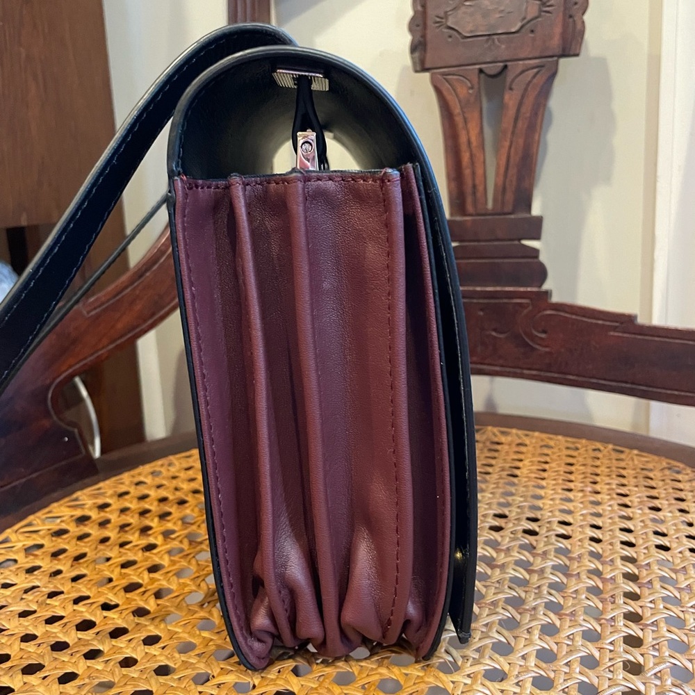 & Other Stories 100% Leather Duo-Tone Bag - Picture 6 of 14